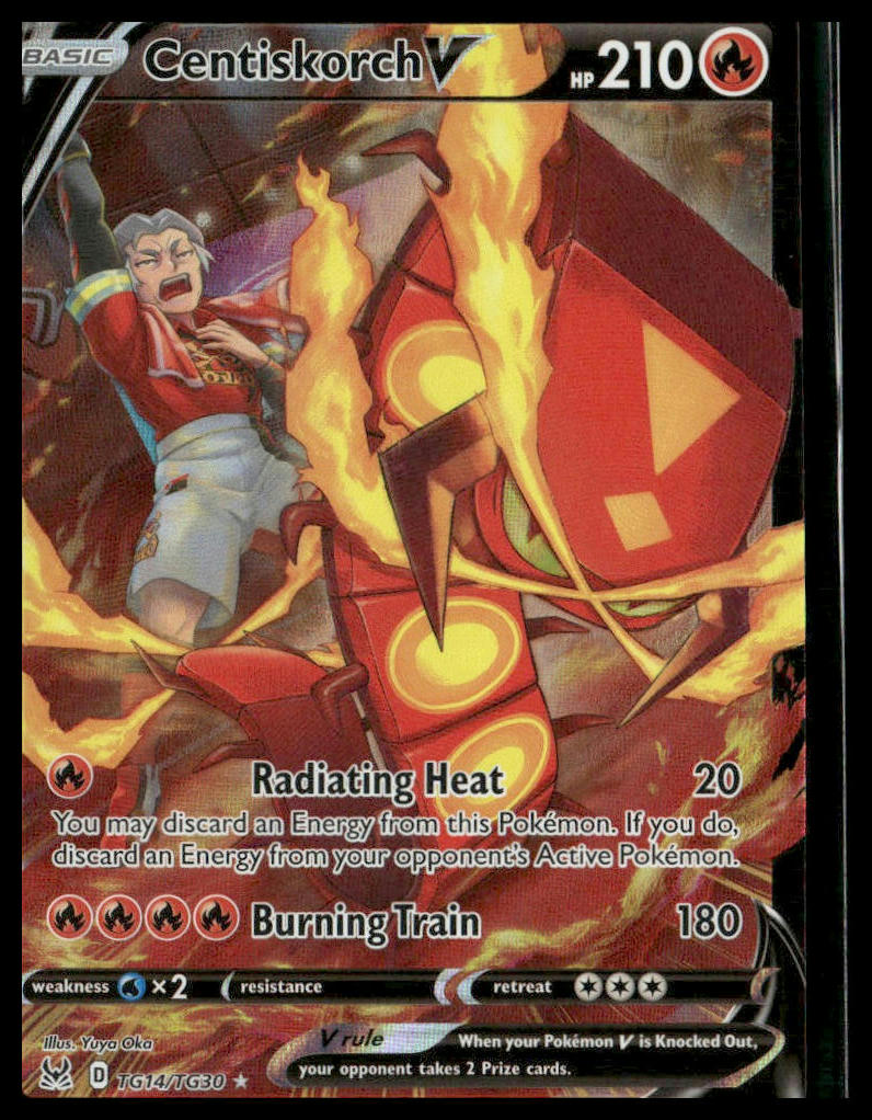 Centiskorch V #TG14/TG30 Lost Origin Trainer Gallery NM