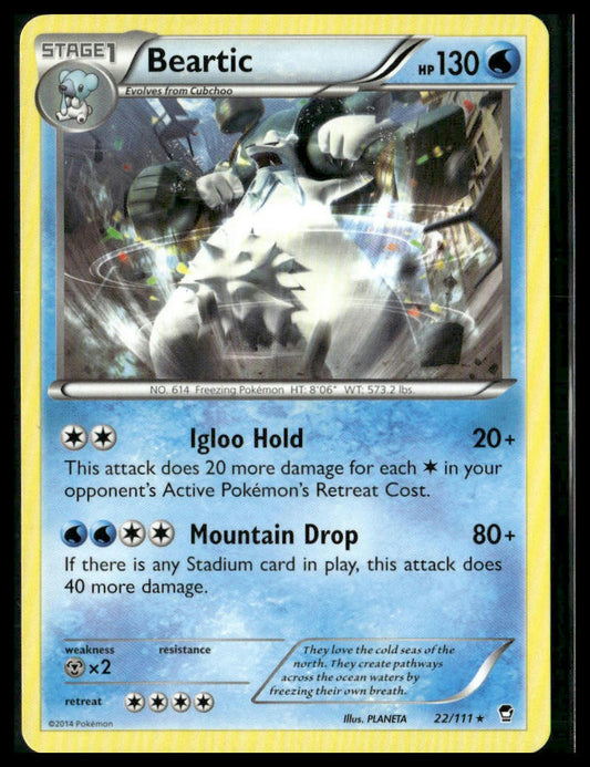 Beartic #22/111 Furious Fists LP