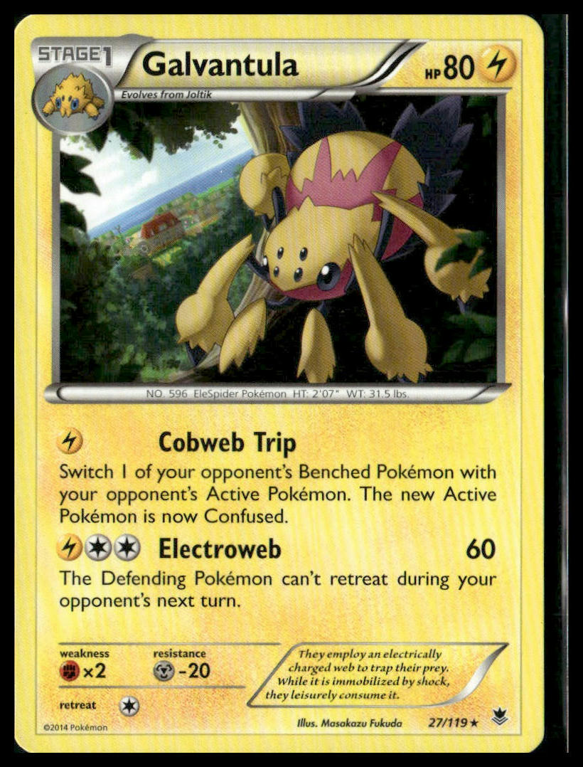 Galvantula #27/119 XY - Phantom Forces LP