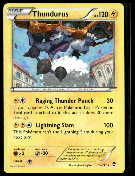 Thundurus #33/111 XY - Furious Fists NM