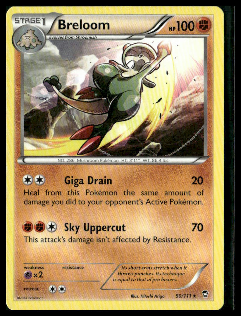 Breloom #50/111 XY - Furious Fists NM