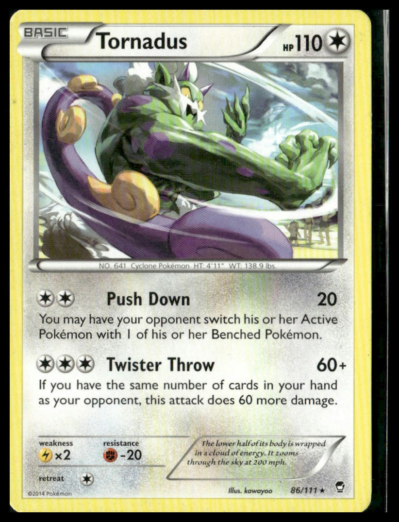 Tornadus #86/111 XY - Furious Fists MP
