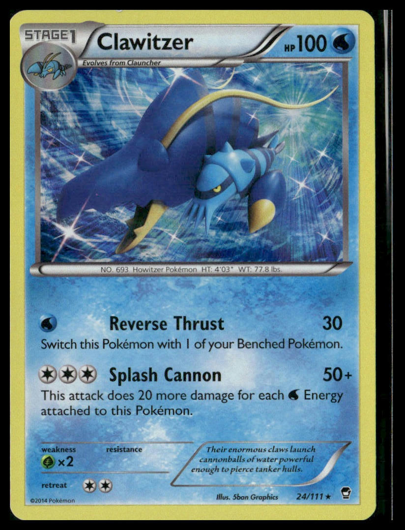 Clawitzer #24/111 XY - Furious Fists VLP