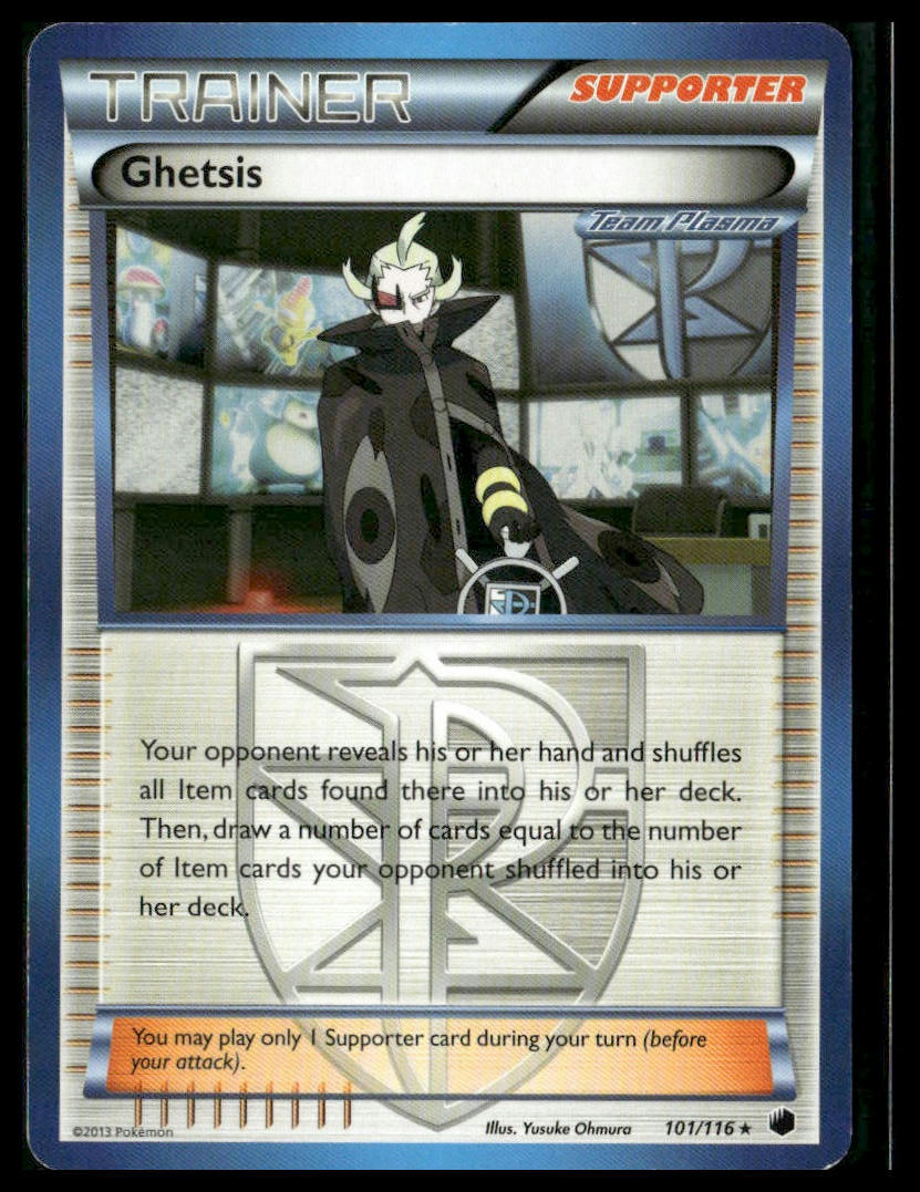 Ghetsis (Team Plasma) #101/116 Plasma Freeze LP