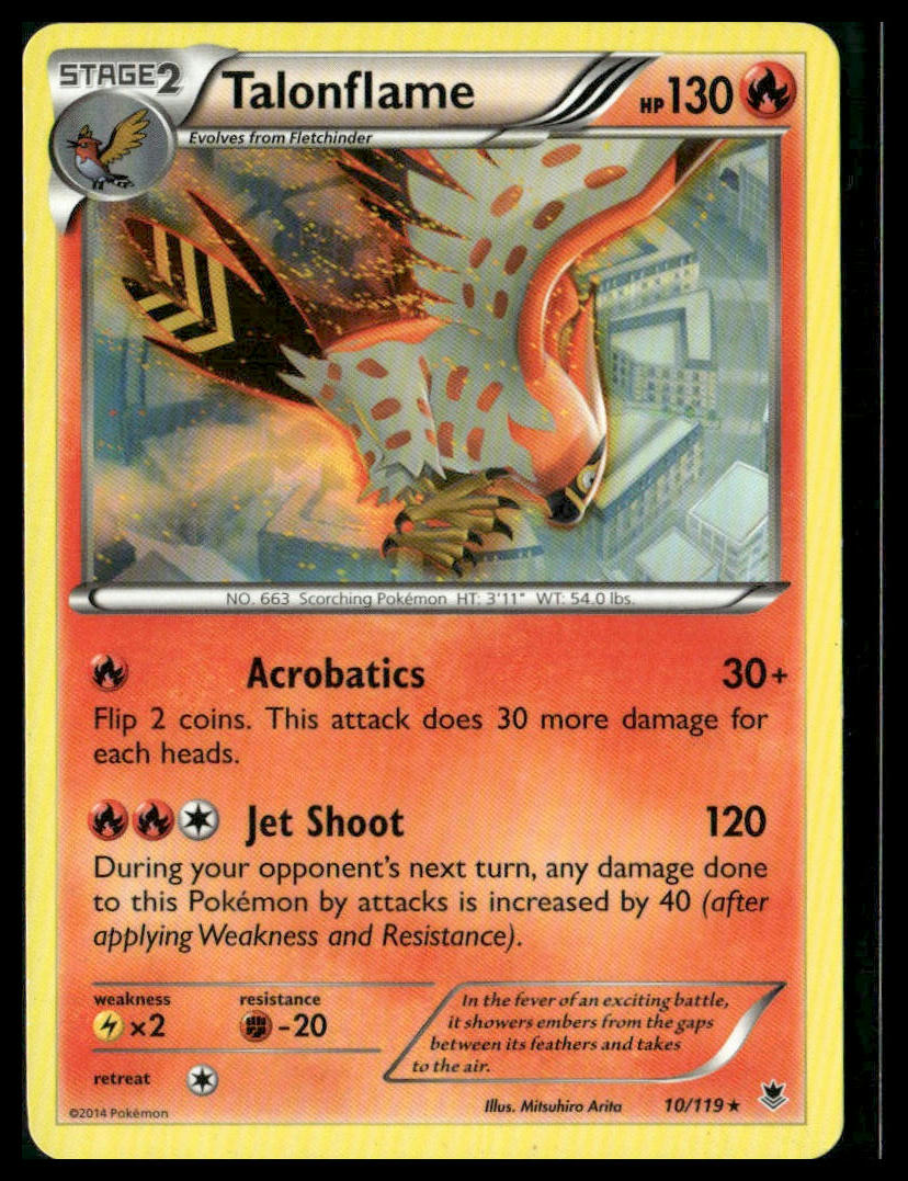 Talonflame #10/119 Phantom Forces MP