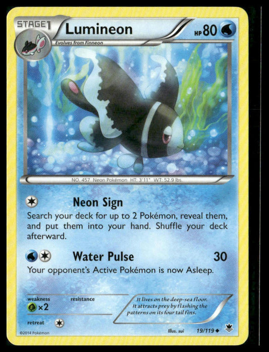 Lumineon #19/119 Phantom Forces NM