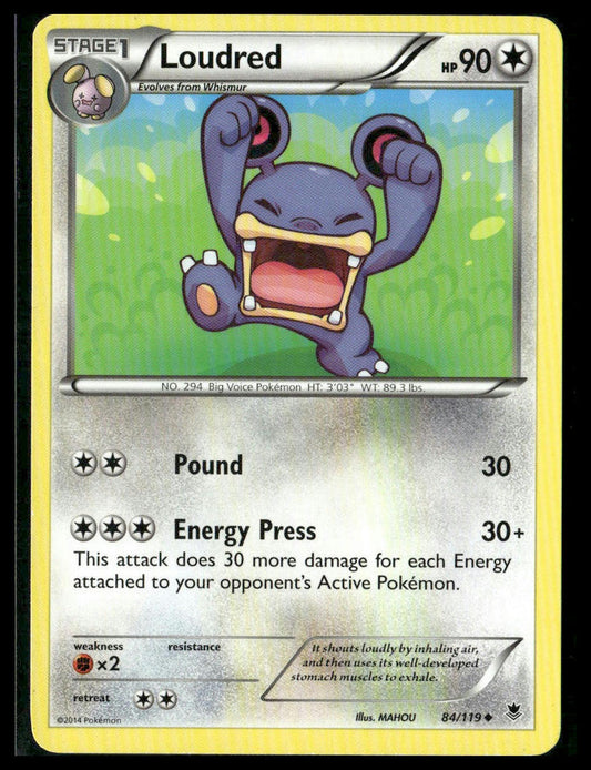 Loudred #84/119 Phantom Forces NM