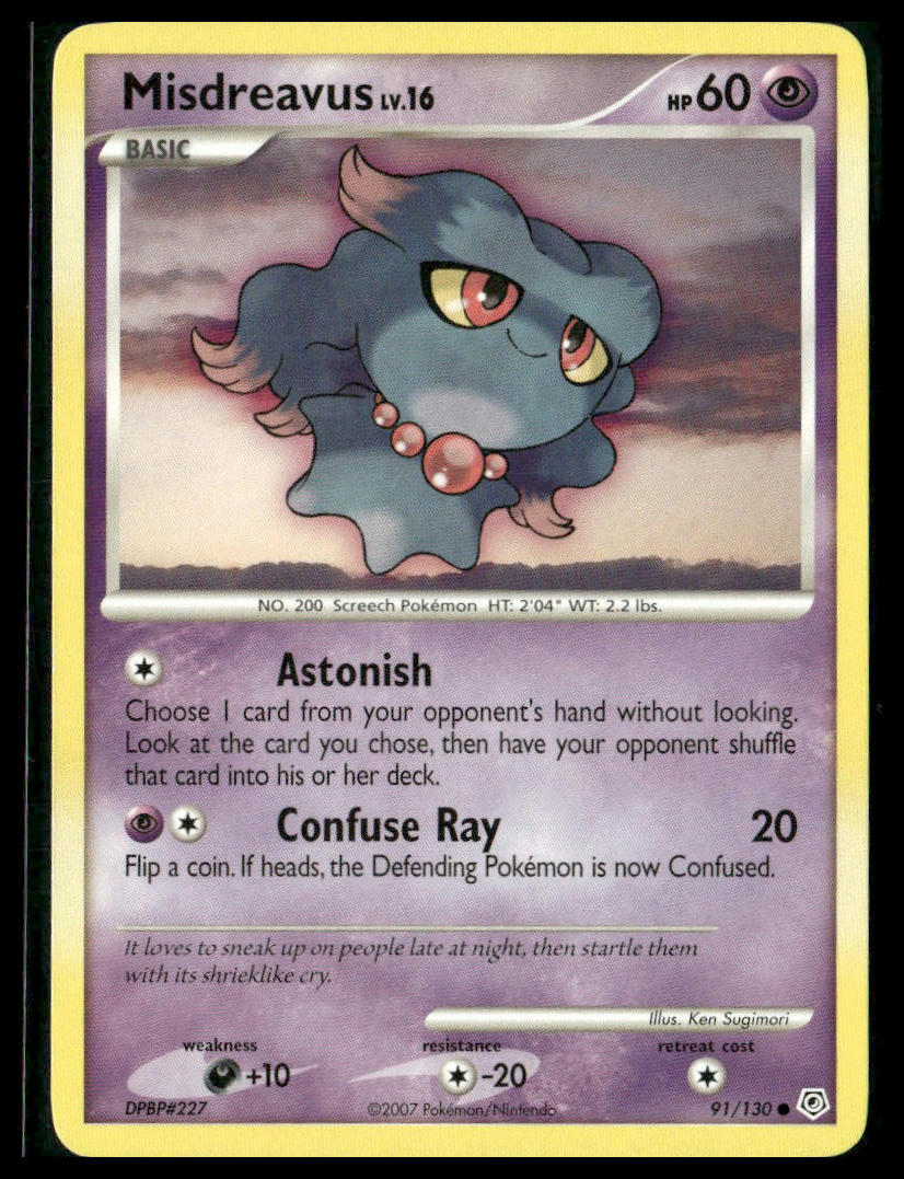 Misdreavus #91/130 Diamond and Pearl VLP