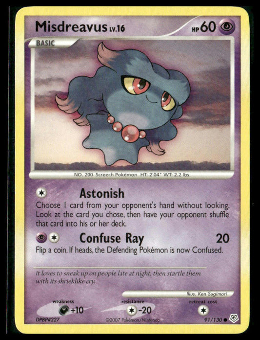 Misdreavus #91/130 Diamond and Pearl VLP
