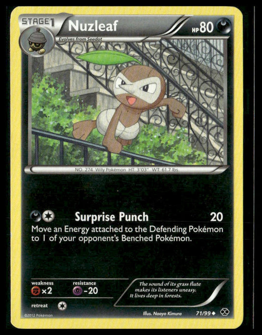 Nuzleaf #71/99 Next Destinies MP