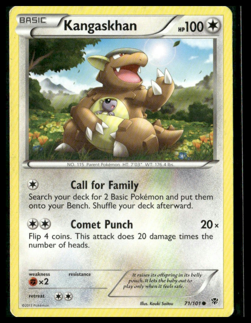 Kangaskhan #71/101 Plasma Blast MP