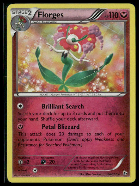 Florges #66/106 XY - Flashfire LP