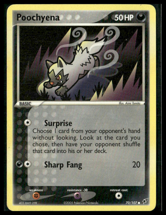 Poochyena #70/107 Deoxys LP