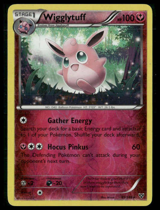 Wigglytuff #89/146 Reverse Holo XY Base Set LP