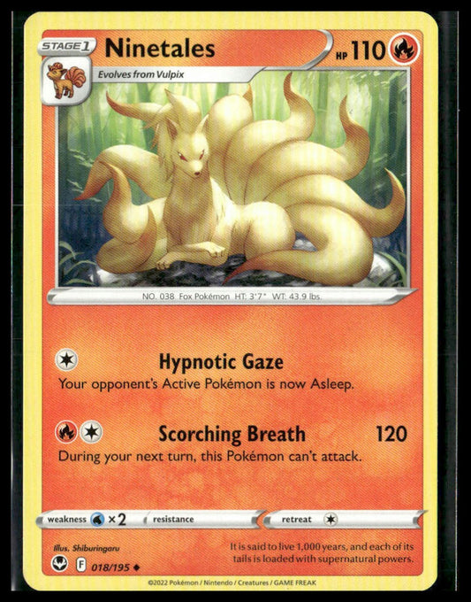 Ninetales #018/195 Silver Tempest LP