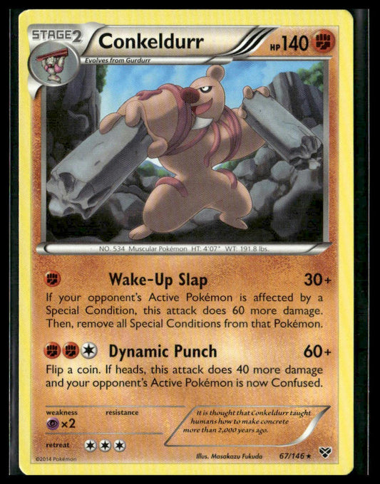 Conkeldurr #67/146 XY Base Set VLP