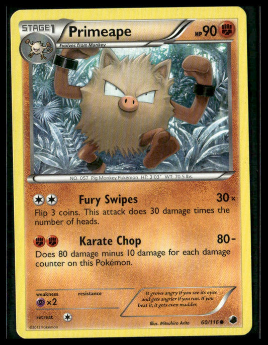 Primeape #60/116 Plasma Freeze LP