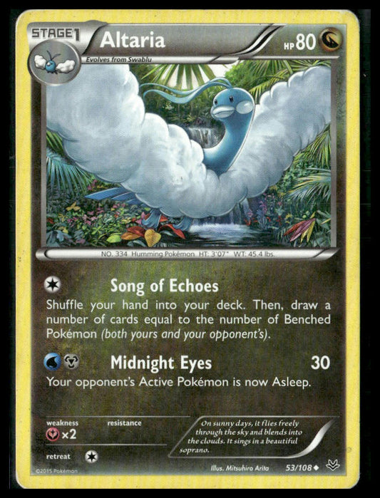 Altaria #53/108 XY - Roaring Skies HP