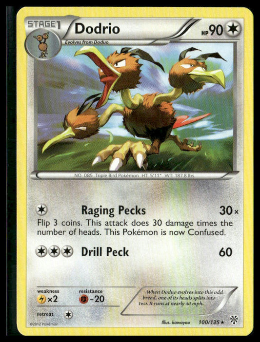 Dodrio #100/135 Plasma Storm NM