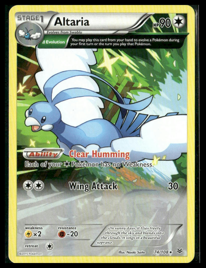 Altaria (Delta) #74/108 XY - Roaring Skies LP