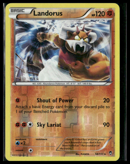 Landorus #58/111 Reverse Holo XY - Furious Fists LP