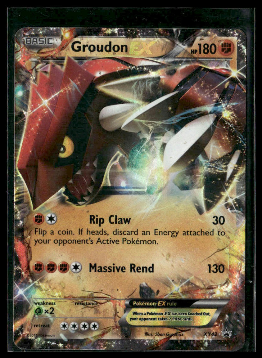 Groudon EX #XY42 XY Promos MP