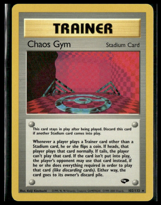 Chaos Gym #102/132 Gym Challenge LP
