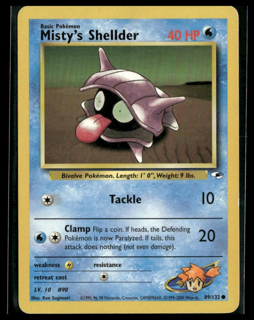 Misty's Shellder #089/132 Gym Heroes MP
