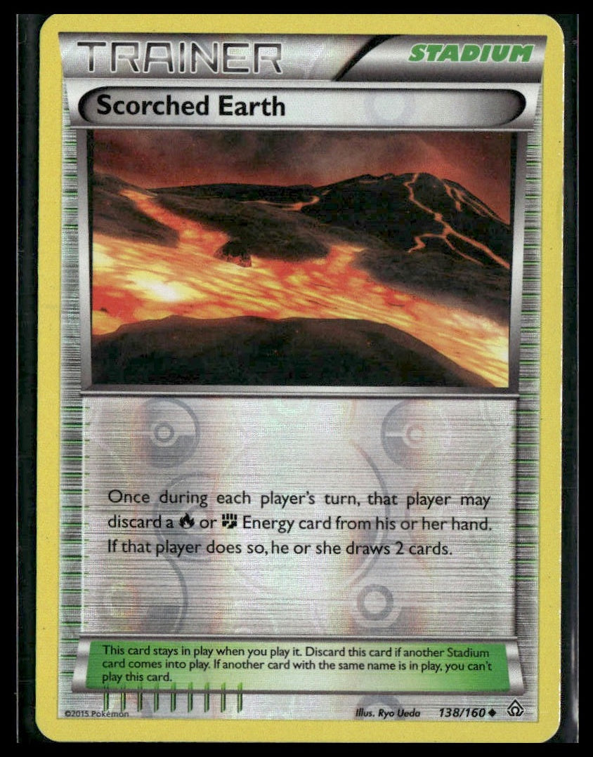 Scorched Earth #138/160 Reverse Holo XY - Primal Clash LP