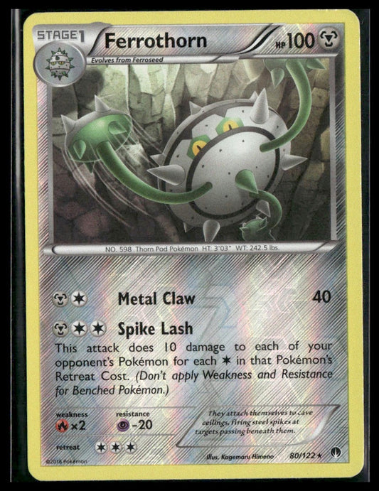 Ferrothorn #80/122 Reverse Holo XY - BREAKpoint LP