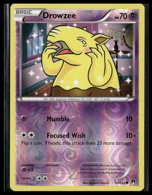 Drowzee #50/122 Reverse Holo XY - BREAKpoint NM