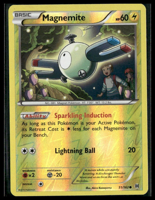 Magnemite #51/162 Reverse Holo XY - BREAKthrough LP