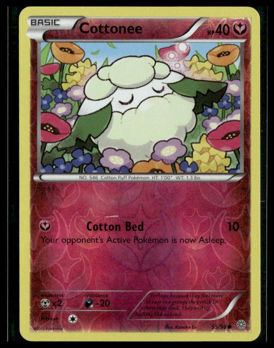 Cottonee #55/98 Reverse Holo XY - Ancient Origins LP