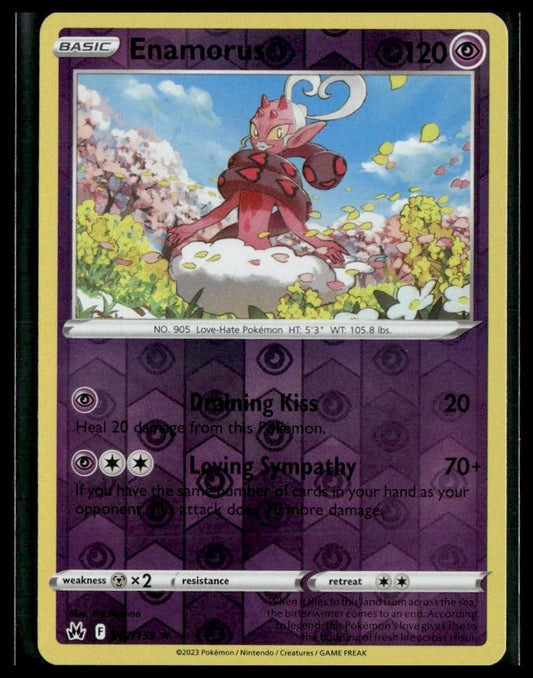 Enamorus #067/159 Reverse Holo Crown Zenith NM