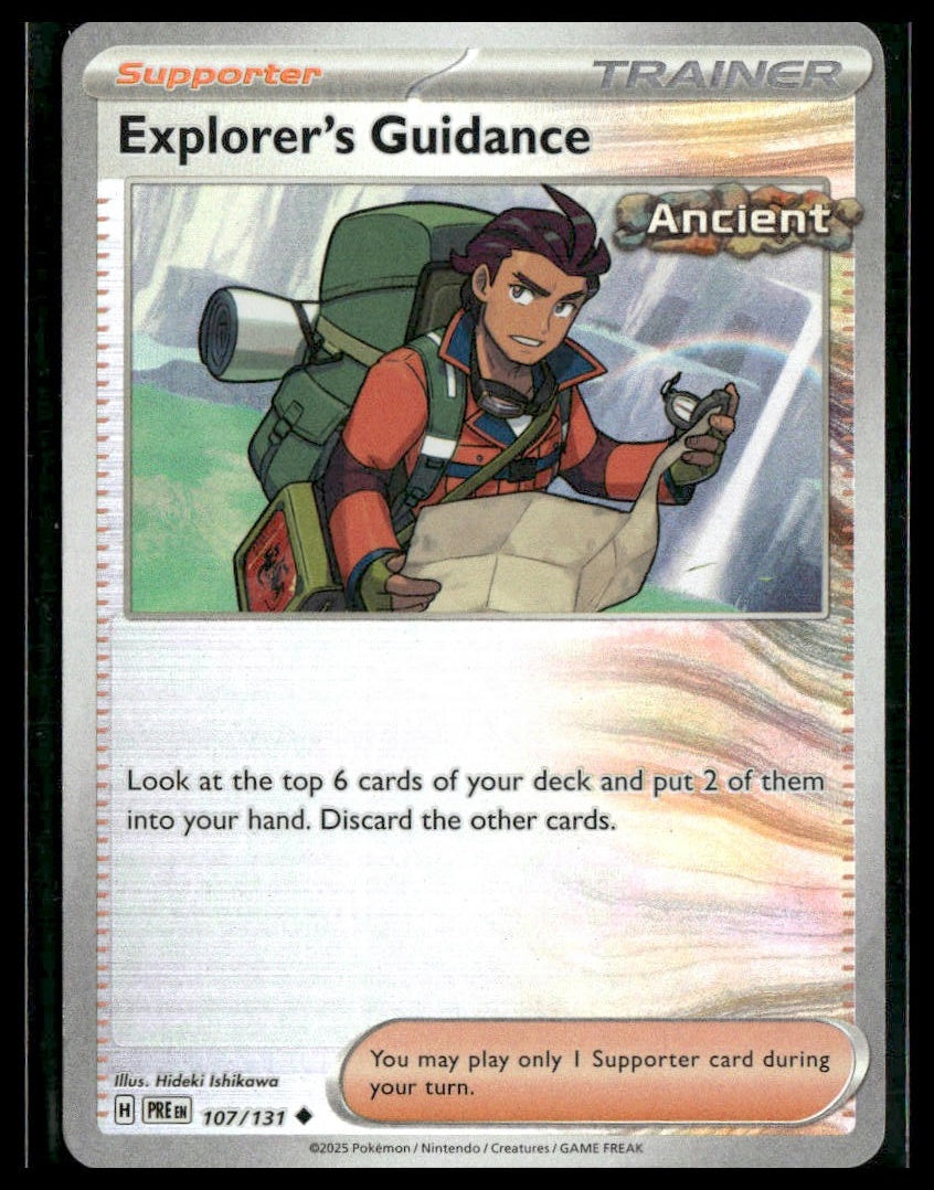 Explorer's Guidance (Poke Ball) #107/131 Prismatic Evolutions NM