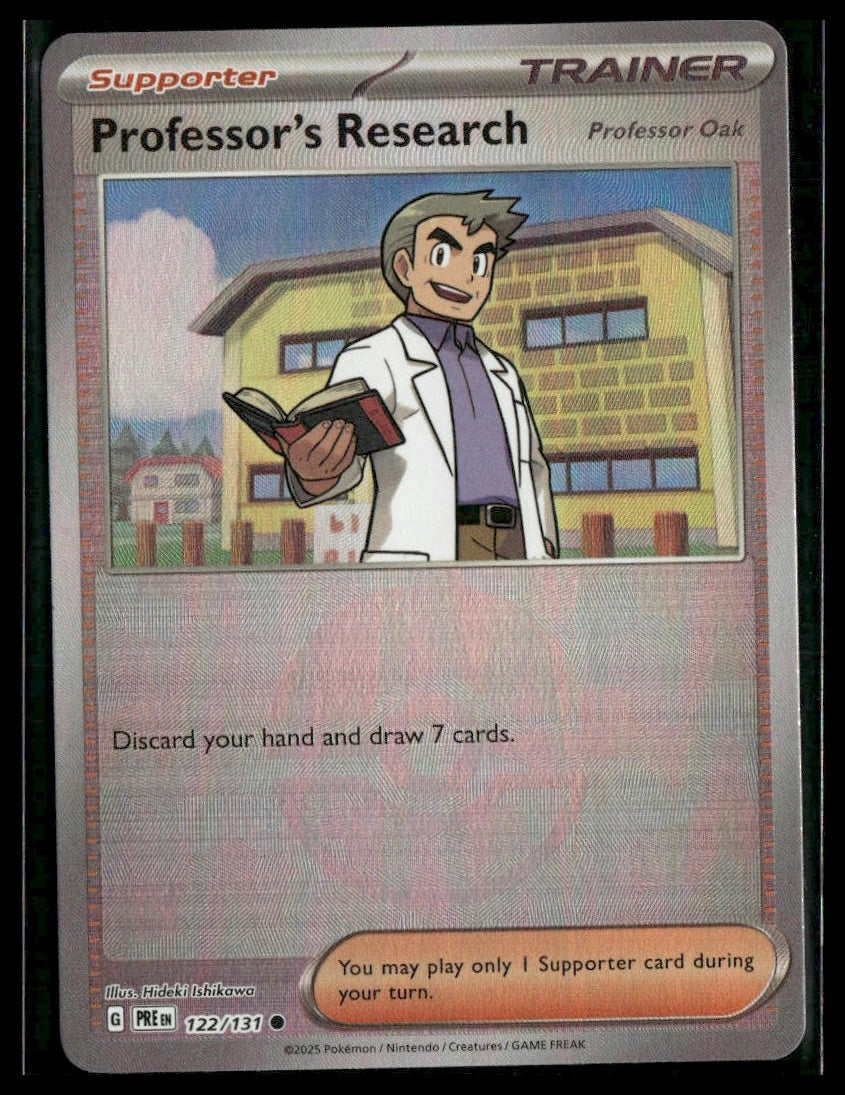Professor's Research Professor Oak (Poke Ball) #122/131 Prismatic Evolutions NM