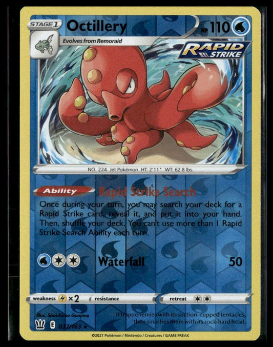 Octillery #037/163 Reverse Holo Battle Styles LP