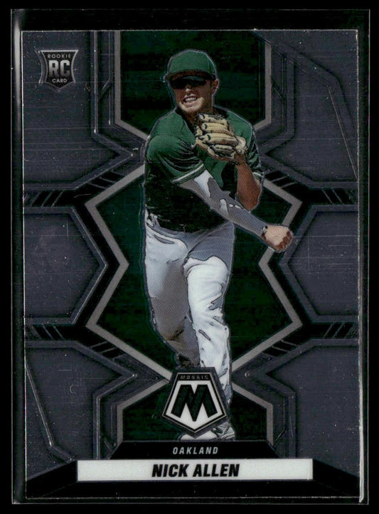 Nick Allen #280 Rookie 2022 Panini Mosaic Oakland Athletics