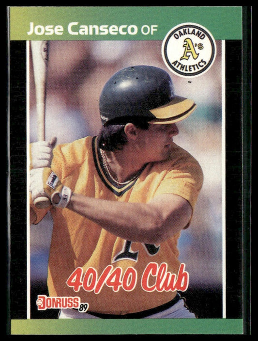 Jose Canseco #643 1989 Donruss Oakland Athletics