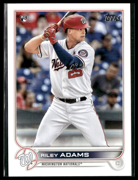Riley Adams #158 Rookie 2022 Topps Washington Nationals