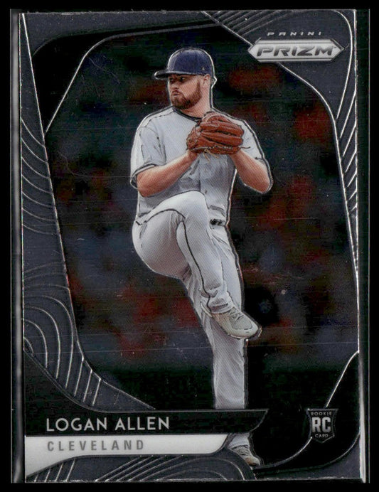 Logan Allen #70 Rookie 2020 Panini Prizm Cleveland Indians