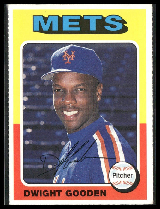Dwight Gooden #TM51 1991 Topps Magazine New York Mets 1975 Replica