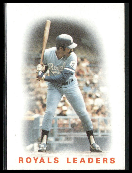 Royals Leaders #606 1986 Topps Kansas City Royals
