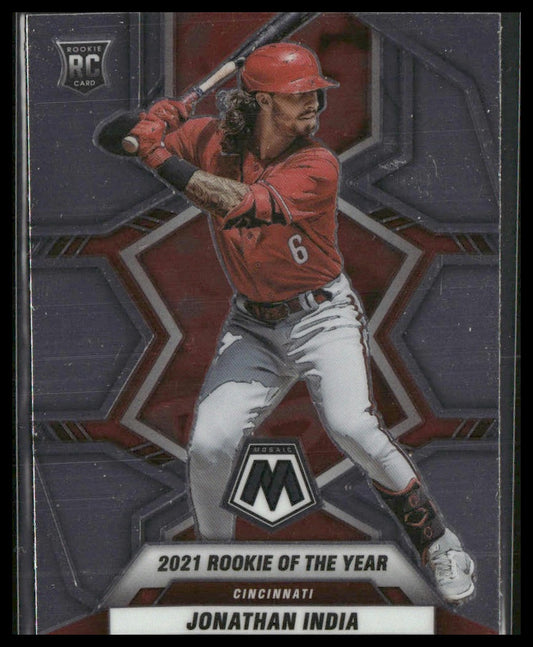 Jonathan India #285 Rookie 2022 Panini Mosaic Cincinnati Reds