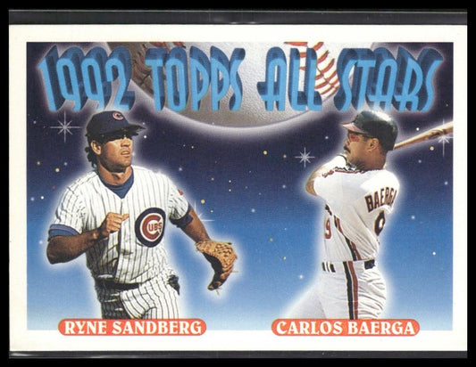 Ryne Sandberg / Carlos Baerga #402 1993 Topps