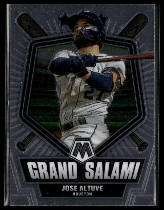Jose Altuve #GS-4 2022 Panini Mosaic Grand Salami Houston Astros