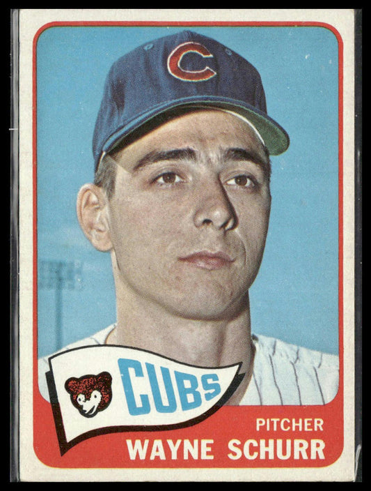 Wayne Schurr #149 1965 Topps Chicago Cubs