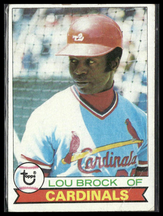Lou Brock #665 1979 Topps St. Louis Cardinals