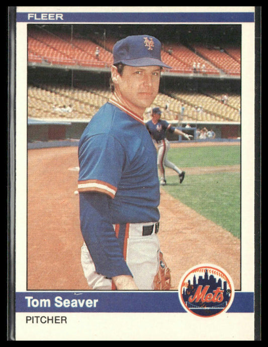 Tom Seaver #595 1984 Fleer New York Mets