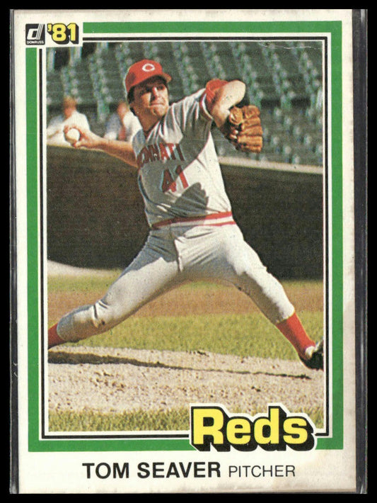 Tom Seaver #422 1981 Donruss Cincinnati Reds